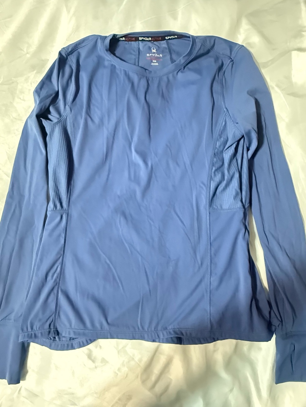 Spyder Women's Long Sleeve Performance Top - Light Blue